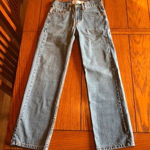 Levi’s 550 relaxed fit, 12 slim, 24 x 26